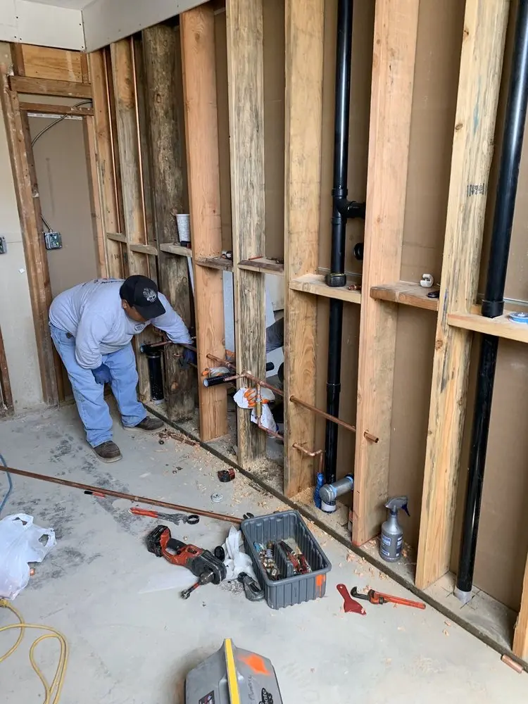 Commercial rough-in plumbing for Gas Line Repair in Pinefield